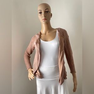 J. Crew peach open front cardigan. Size xsmall